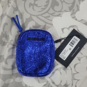 MZ Wallace LEATHER textured metro link pouch